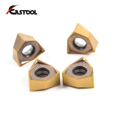 Estool Wnmu080608en-GM Shoulder Milling Inserts with PVD Coating Lathe Cutting Tools