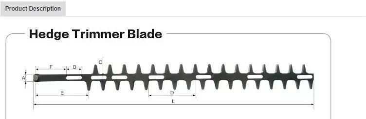 High Quality Hedge Trimmer Blade Series