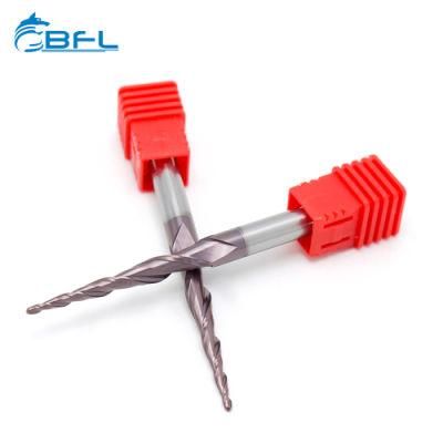 Bfl CNC Fresas Carbide 2 Flutes Milling Cutter Taper Ball Nose End Mill