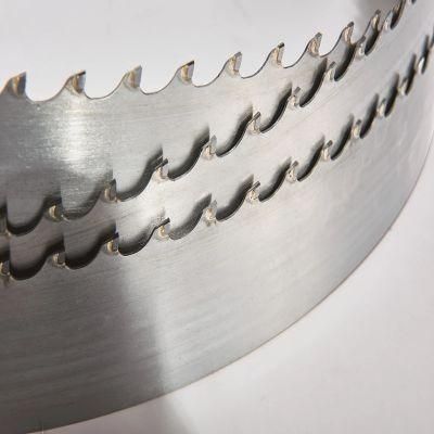 Custom Welded Carbide Tips Band Saw Blade for Hardwood Log Cutting Carbide-Tipped Bandsaw Blade Band Saw Blades with Carbide Teeth