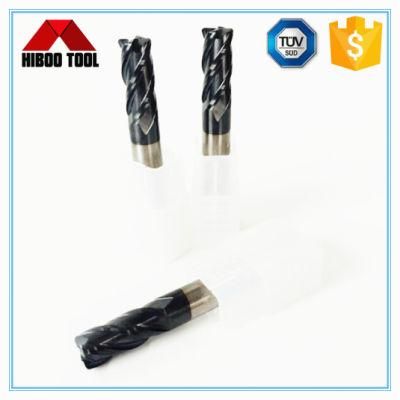 Black-Colored Coating HRC 45 Carbide Corner Radius End Mill