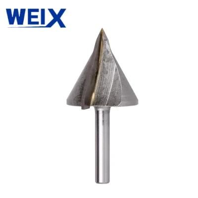 Weix Hot Sale Shank CNC Router Carbide V Bit Cutting Tools Bits Arden 2 Flute Cutter 3D V Tool