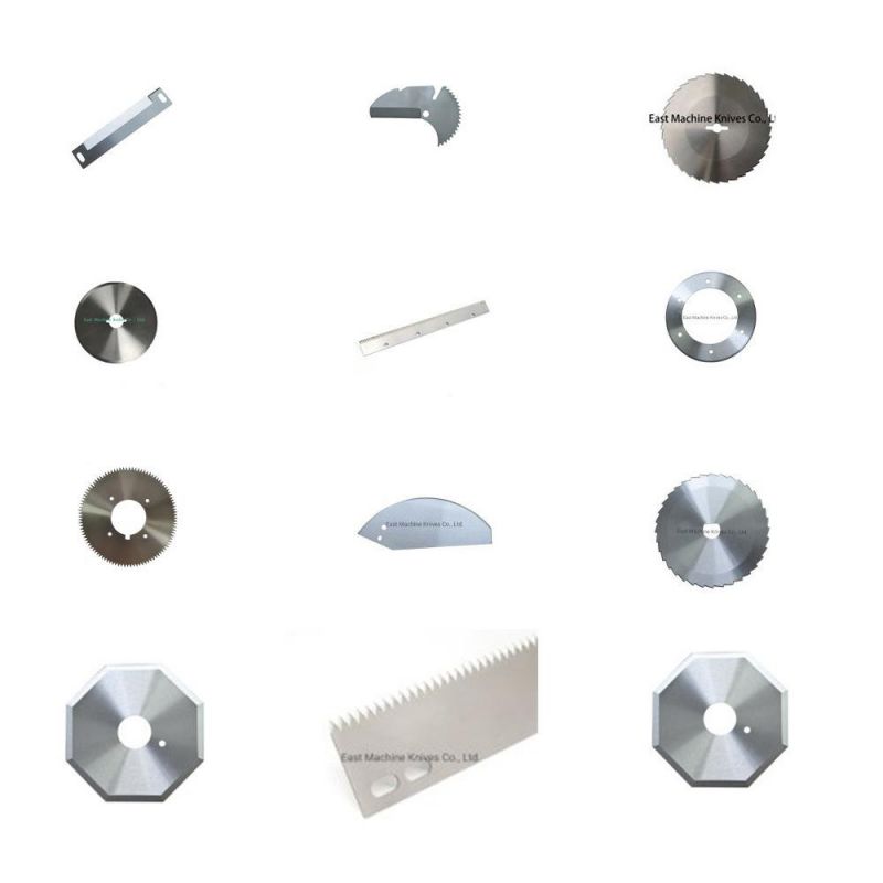 Toothed Blade for Cutting Plastic Paper Film Foil