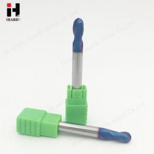 HRC 65 Standard Solid Carbide 2 Flute Ball Nose End Mill Milling Cutters