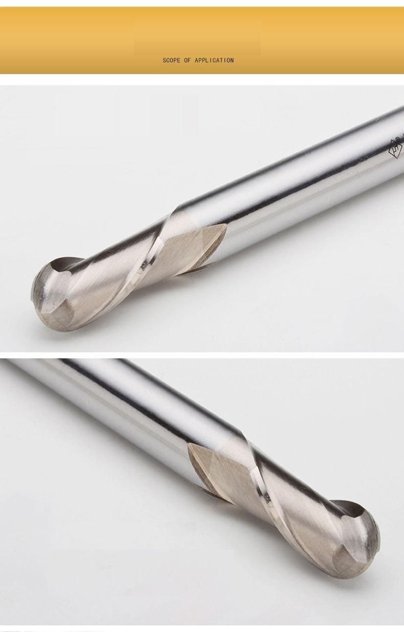 HSS Roughing End Mill with Ball Nose (SED-EM-BN)