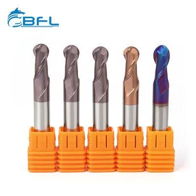 Bfl R4*D8*16*60-2f Tungsten Solid Carbide Bits CNC End Mill for General Use HRC45/55/60 in Stock