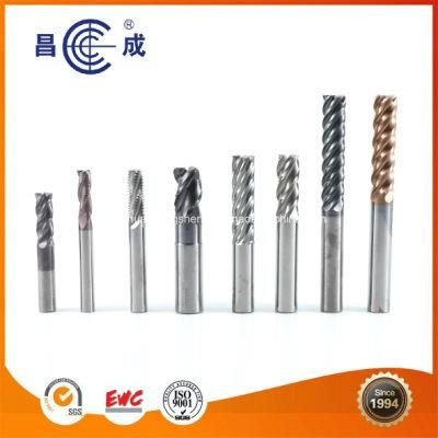 China Manufacturer Solid Carbide Standard End Mill for High Performance Milling