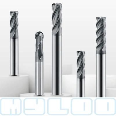 Made in China HRC 48-53 Tungsten Carbide Endmill Pm Series