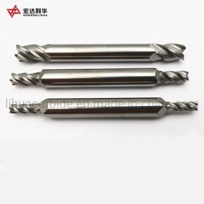 Carbide 4 Flute Double End Stub End Mill for Stainless Steel