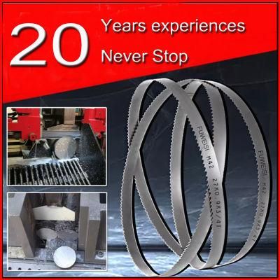 Best Quality M42 Bimetal Bandsaw Blade for Cutting Hot-Working Steel