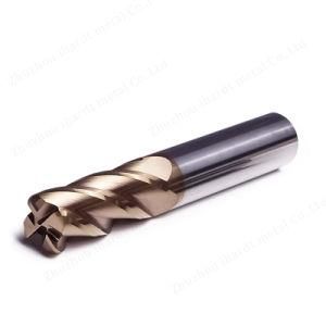 HRC55 CNC Carbide Corner Radius End Mills with Very Long Cutting Edge