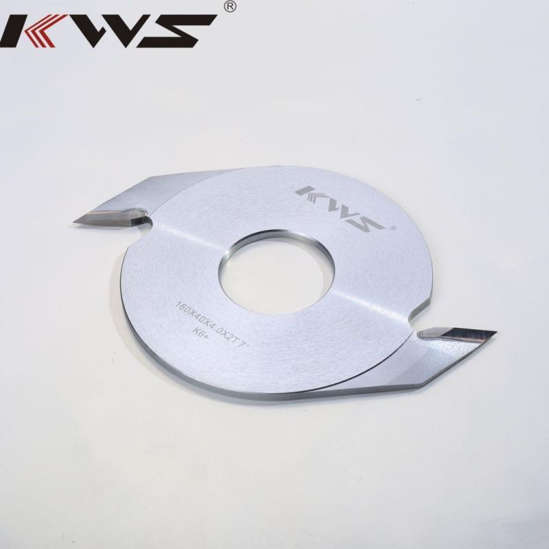 Kws 160mm 12mm 4 Wings Deep Finger Joint Cutter for Joint Solid Wood Saw Blade for Wood Soft Wood Finger Joint Cutter