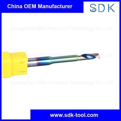 Tungsten Carbide O Flute End Mill Dlc Coated for Aluminium Door and Window