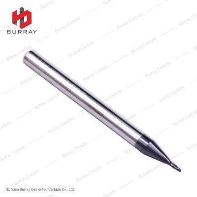 High Feed Hard Alloy Milling Cuuter 2mm Solid Carbide Endmill