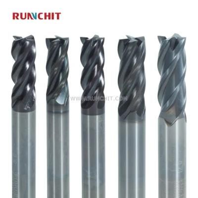 HRC55 Cheap Solid Carbide Tools End Mill Cutting Tools for Metal Processing (DEL0304A)