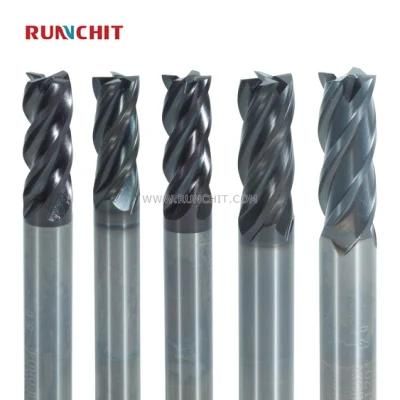 HRC55 Cheap Solid Carbide Tools End Mill Cutting Tools for Metal Processing (DEL0304A)