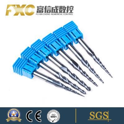 Tungsten Carbide Taper Ball Nose Milling Cutter for Wood