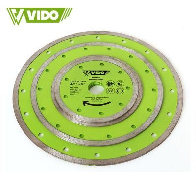 Vido Angle Grinder Wet 115mm Wet Diamond Cutting Disc for Tile Cutting Mnarble Cutter