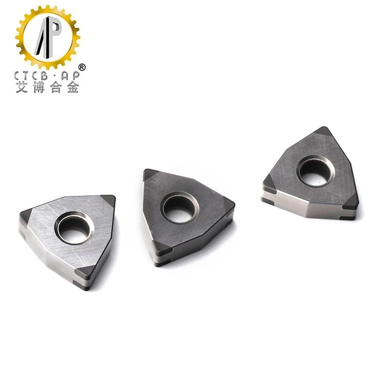 WNMN CBN Inserts For Cutting Cast Iron Powdered Sintered Metals And Super-Alloys