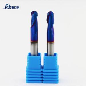 2 Flutes Tungsten Carbide Taper Neck Ball Nose End Mill