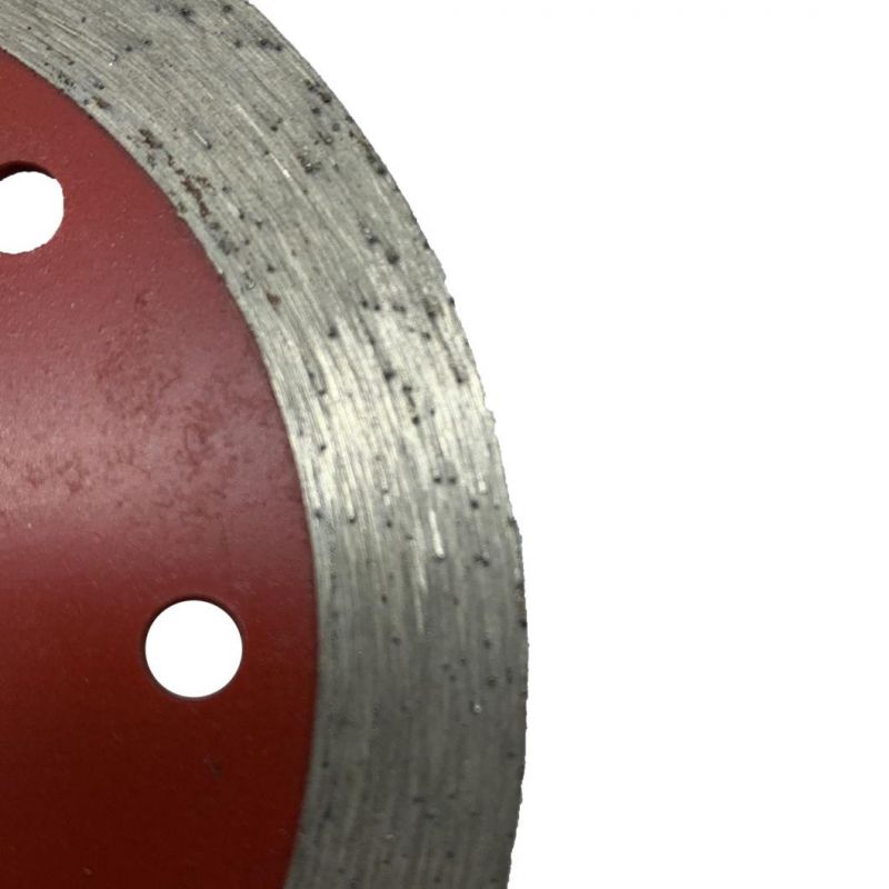 Factory Direct Sales Diamond Saw Blade Marble Slice Electroplating Red Opening Is Suitable for Marble, Granite, Concrete Cutting