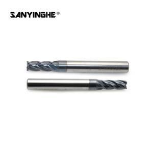Tungsten Carbide CNC Milling Tool 4 Flute Square End Mills 5X50mm