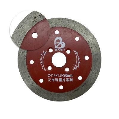 Factory Direct Sales Diamond Saw Blade Marble Slice Electroplating Red Opening Is Suitable for Marble, Granite, Concrete Cutting
