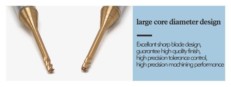 Bfl Solid Carbide Long Neck Flat End Mill Carbide Milling Cutter