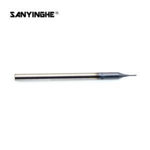 Carbide D0.5mm 2 Flutes Flat Endmill Cutter Millling Cutter for Slotting Milling