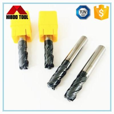 Manufacturer Wholesale Carbide Corner Radius End Mills with 4 Flutes