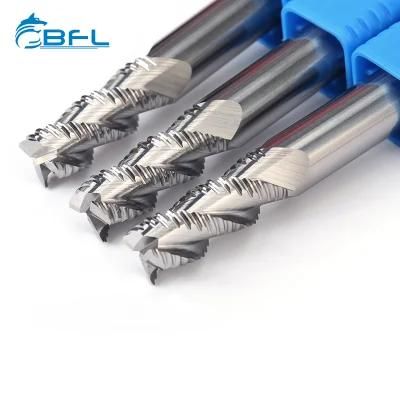 Bfl Solid Carbide Aluminium Roughing End Mills Uncoated Polished CNC Lathe Milling Turning Tools for Aluminum Roughing
