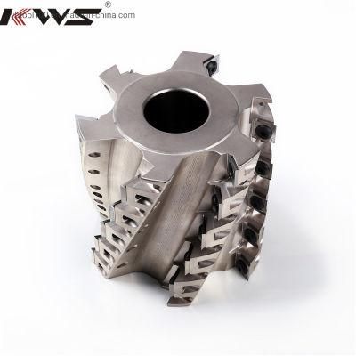 Kws Aluminum Body Heavy Duty Helical Spiral Planer Cutterhead W/ Indexable Inserts