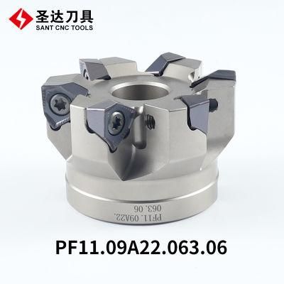 CNC Machine Parts Face Milling Cutter PF11.09A22.063.06 for Diameter with Xngu090508prhde Inserts