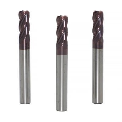 HRC 58 Carbide Corner Radius End Mill for Steel