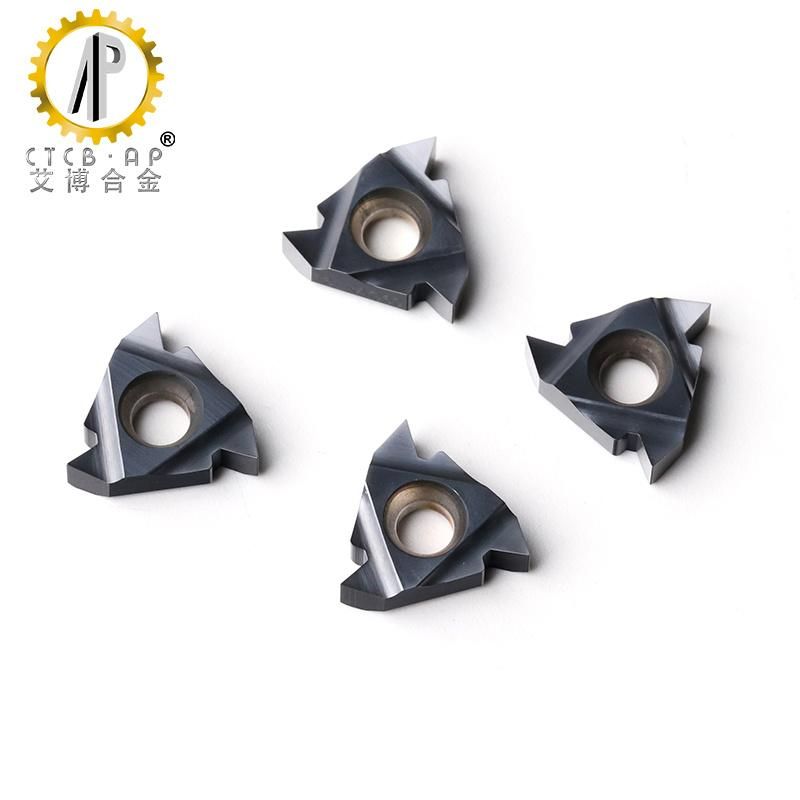 16ERAG60 Turning Cemented Carbide Thread Blade Solid Tungsten Carbide Inserts