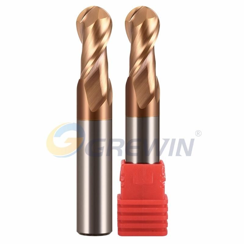 Gw Carbide-HRC50 Solid Carbide 2f Ballnose End Mill