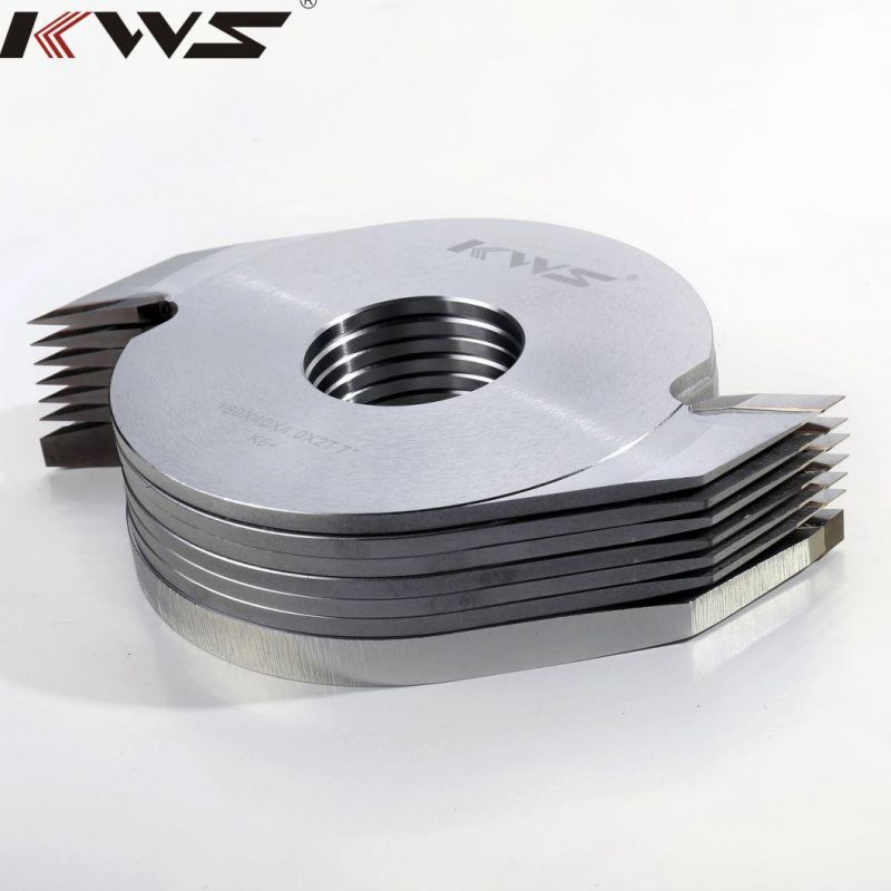 Kws Deep Finger Joint Cutter for Joint Solid Wood Saw Blade for Wood Soft Wood Finger Joint Cutter