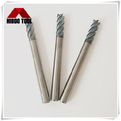 Helix 45 High Speed Carbide Square End Mills for Steel