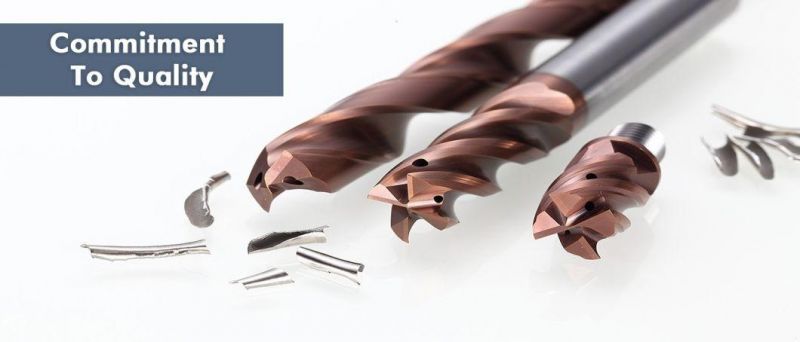 High-Efficiency Tungsten Steel Milling Cutter with Colorful Composite Coating for Processing Aluminum