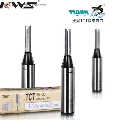Kws 4mm 1/2*4*15 2t Tct Router Bits for Wood on CNC Router Machine